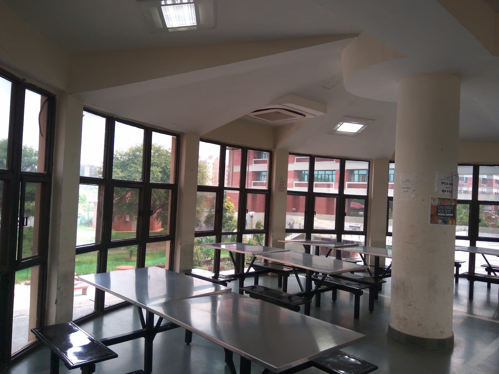 Campus corridors at USICT, Dwarka